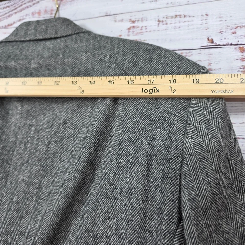 Chereskin Sport Coat Mens 42R Grey Excellent Herringbone Camel Hair Blend Blazer